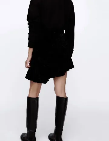 Fusta Zara, negru Negru