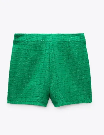 Fusta pantalon Zara, verde Verde