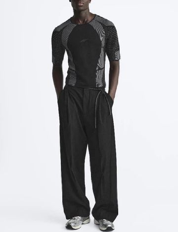 Bluza Zara, negru/gri