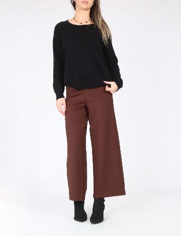 Pantaloni Zara, maro