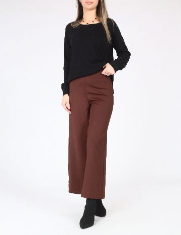 Pantaloni Zara, maro