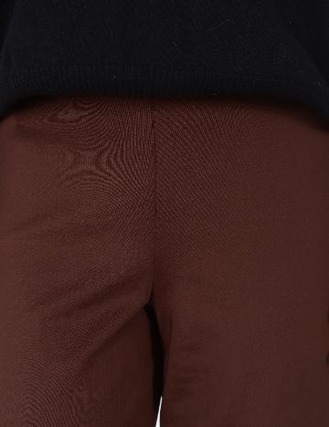 Pantaloni Zara, maro