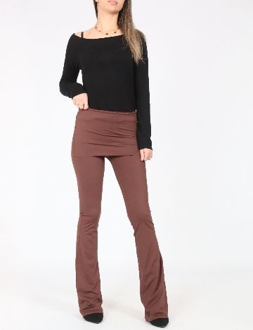 Pantaloni Zara, maro