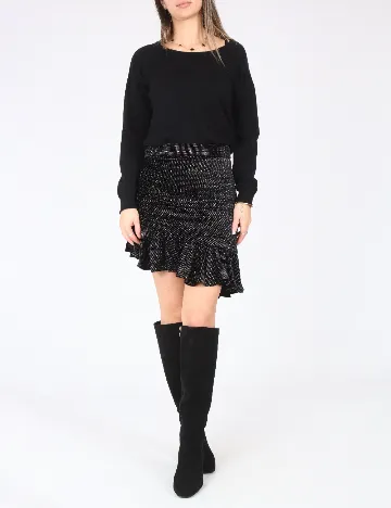 Fusta Zara, negru Negru