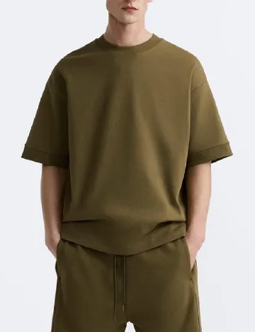 Tricou Zara, verde Verde