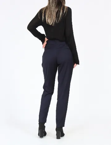 Pantaloni Zara, bleumarin Albastru