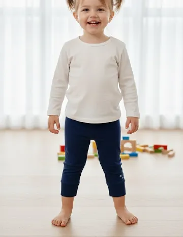 Pantaloni Zara, bleumarin Albastru