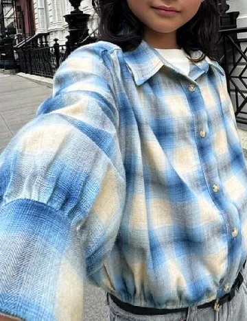 Camasa Zara, albastru Albastru