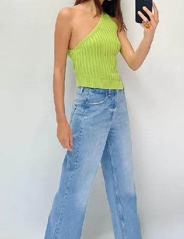 Top Zara, verde Verde