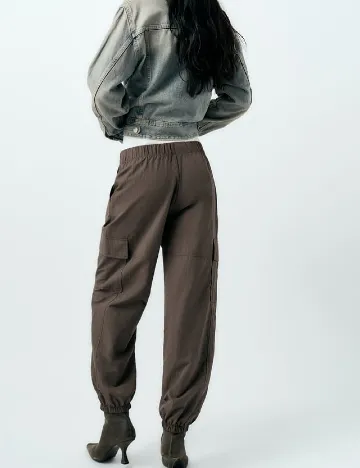 Pantaloni Zara, maro Maro