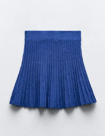 Fusta Zara, albastru Albastru