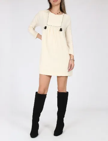 Rochie Zara, crem Crem