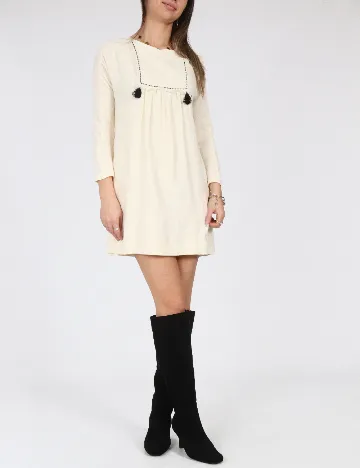 Rochie Zara, crem Crem