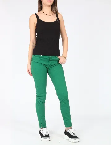 Blugi Zara, verde Verde