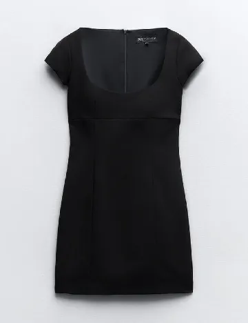 Rochie scurta Zara, negru Negru