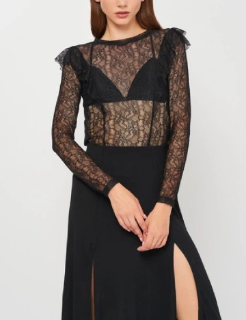 Bluza Bershka, negru