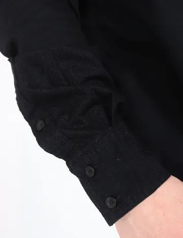 Camasa Bershka, negru Negru