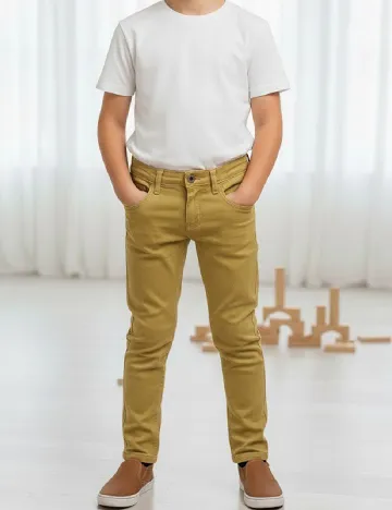 Pantaloni Zara, galben Galben