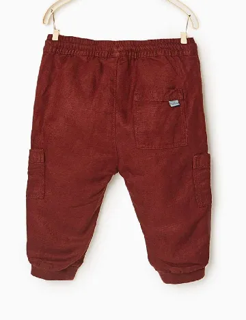 Pantaloni Zara, maro inchis Maro