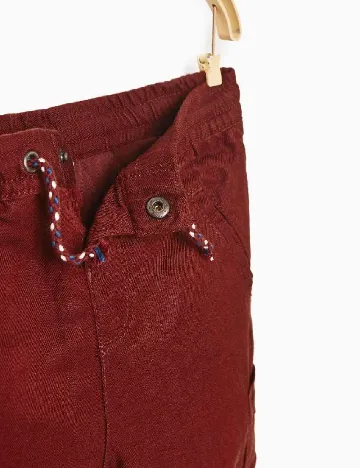 Pantaloni Zara, maro inchis Maro