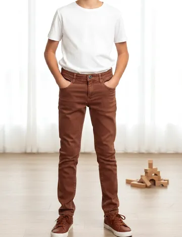 Pantaloni Zara, caramiziu Maro