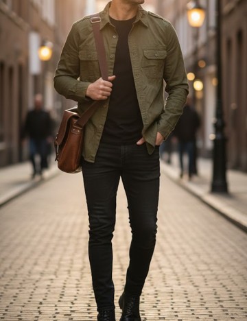 Camasa Bershka, kaki