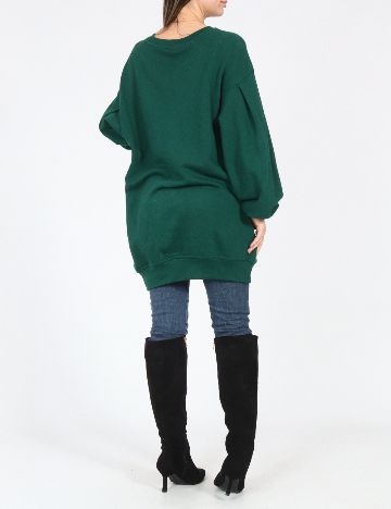 Bluza Oversize Bershka, verde