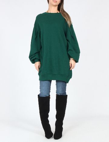 Bluza Oversize Bershka, verde