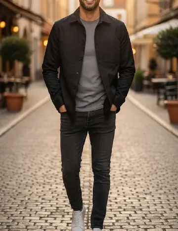 Jacheta Zara, negru Negru