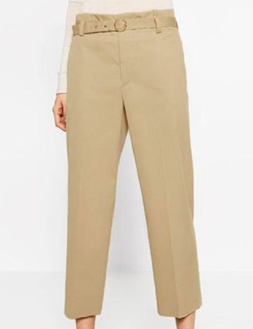 Pantaloni Zara, maro