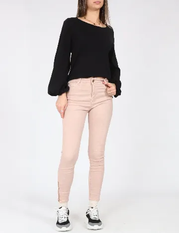 Blugi Bershka, roz Roz