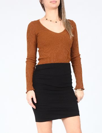 Fusta Bershka, negru