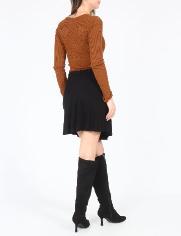 Fusta Bershka, negru