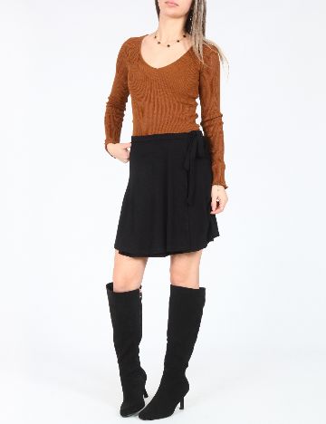 Fusta Bershka, negru