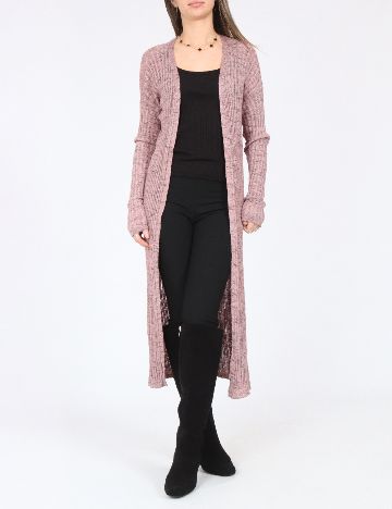 Cardigan Bershka, roz pudra