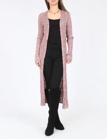 Cardigan Bershka, roz pudra Roz