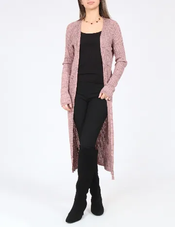 Cardigan Bershka, roz pudra Roz