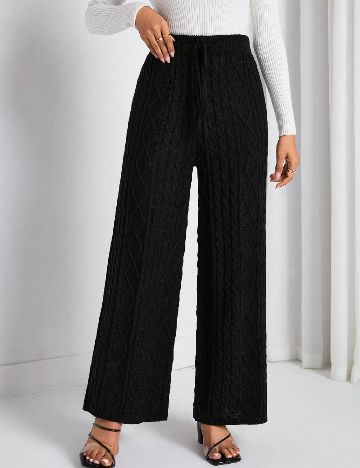 Pantaloni SHEIN, negru