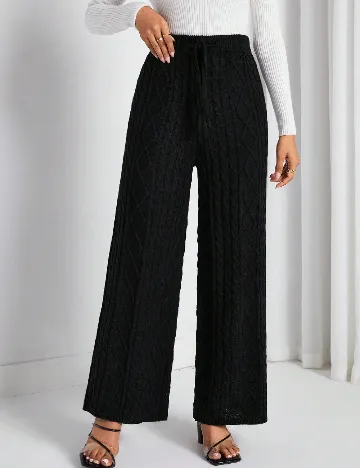 Pantaloni SHEIN, negru Negru