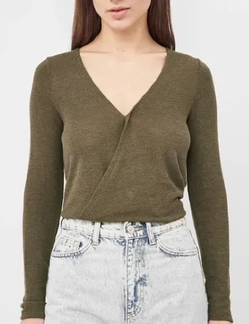 Bluza Bershka, verde Verde