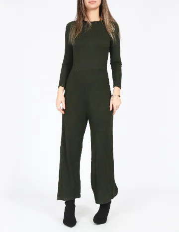 Salopeta Bershka, verde Verde