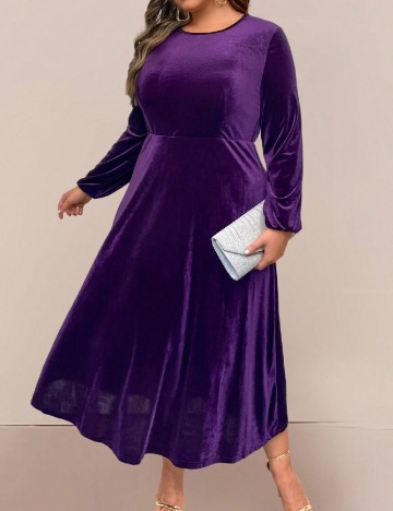 Rochie medie SHEIN CURVE, mov