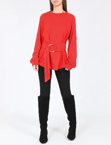 Bluza Bershka, rosu Rosu