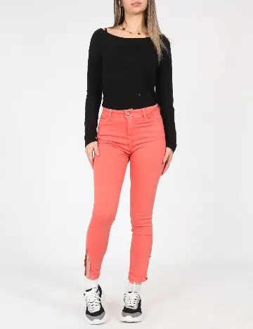Pantaloni Bershka, roz Roz