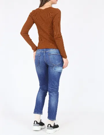 Blugi Zara, albastru Albastru