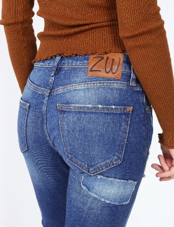 Blugi Zara, albastru