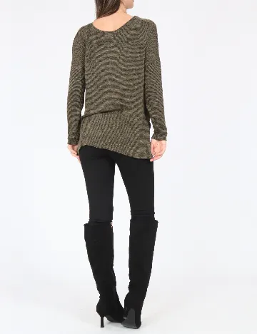 Bluza Oversize Bershka, verde Verde