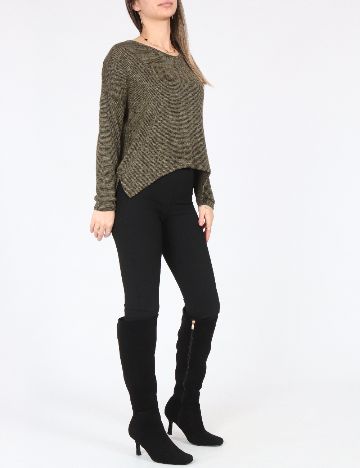 Bluza Oversize Bershka, verde