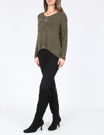 Bluza Oversize Bershka, verde