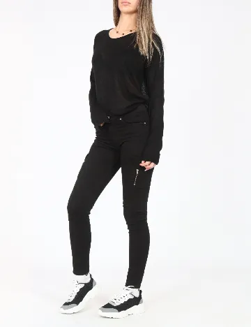 Blugi Bershka, negru Negru